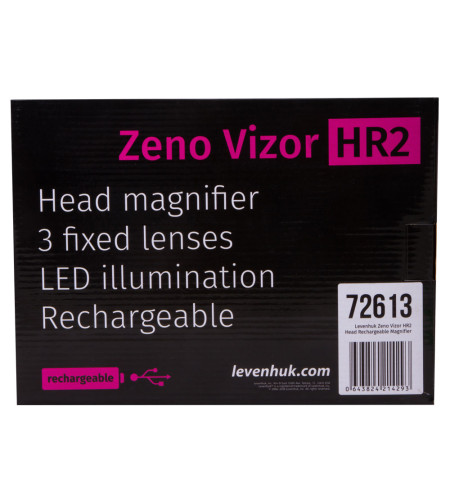 Levenhuk Zeno Vizor HR2 Head Rechargeable Magnifier 1.5/2/8x