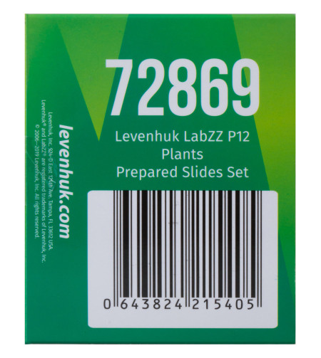 Набор микропрепаратов Levenhuk LabZZ P12, растения