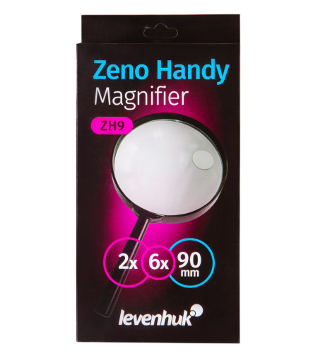 Лупа Pучная Levenhuk Zeno Handy ZH9 90mm 2x-6x