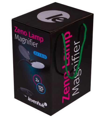 Levenhuk Zeno Lamp ZL7 Black Magnifier 2x