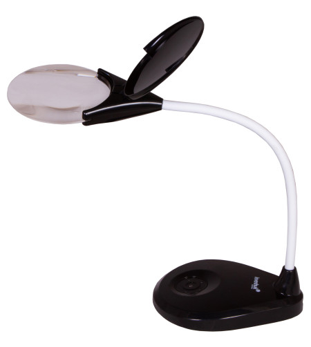 Levenhuk Zeno Lamp ZL13 Black Magnifier 2x