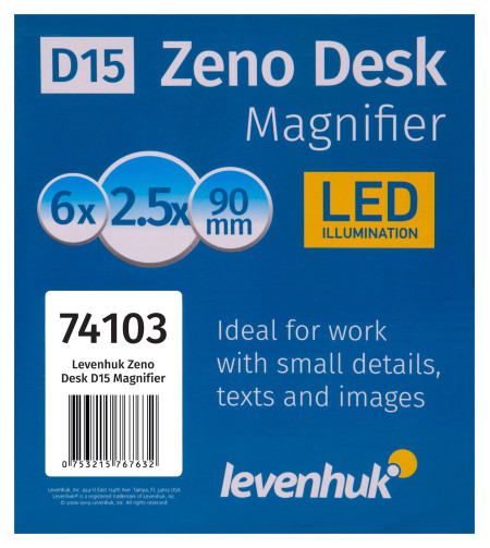 Levenhuk Zeno Desk D15 Magnifier