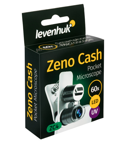 Kарманный Микроскоп Zeno Cash ZC4  Levenhuk 60x