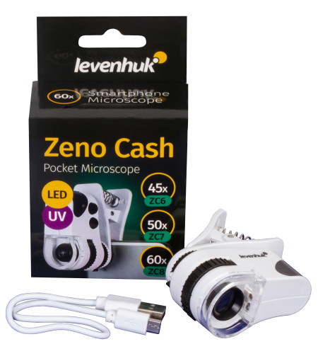 Карманный микроскоп Zeno Cash ZC6 Levenhuk 45x