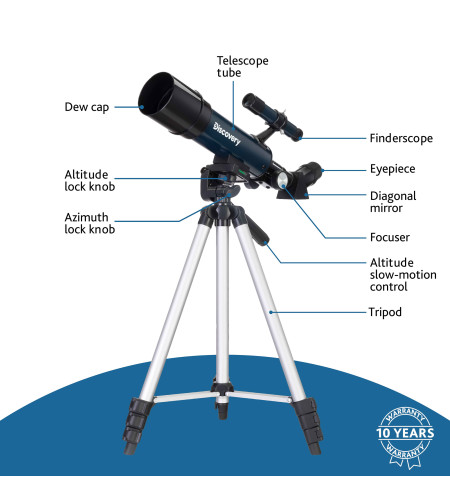 Teleskopas su knyga Discovery Sky Trip ST50