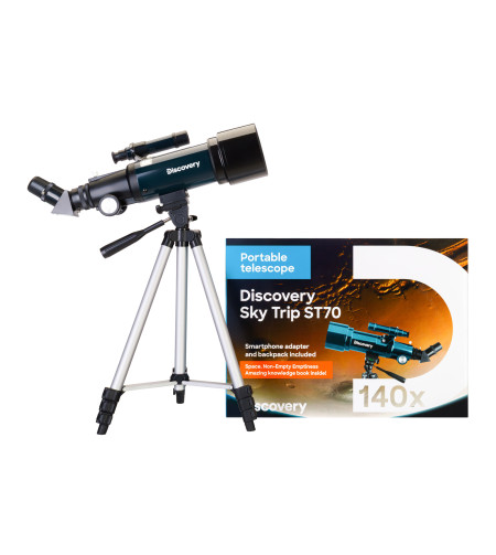 Телескоп Discovery Sky Trip ST70 70/400 140x с книгой