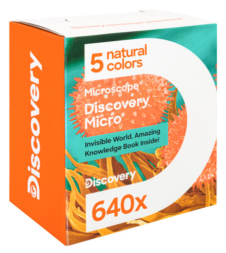 Microscope Discovery Micro Gravity 40x-640x with book