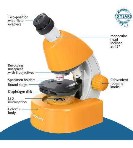 Microscope, Discovery Micro Solar, 40x-640x, with book