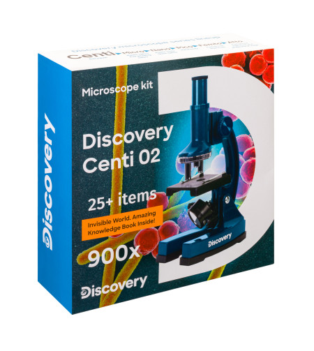 Микроскоп Discovery Centi 02, 100x-900x, с книгой