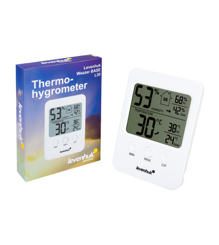 Levenhuk Wezzer BASE L30 White Thermohygrometer