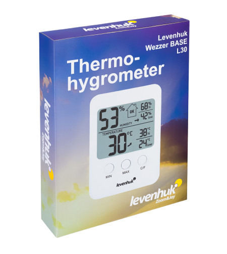 Levenhuk Wezzer BASE L30 White Thermohygrometer