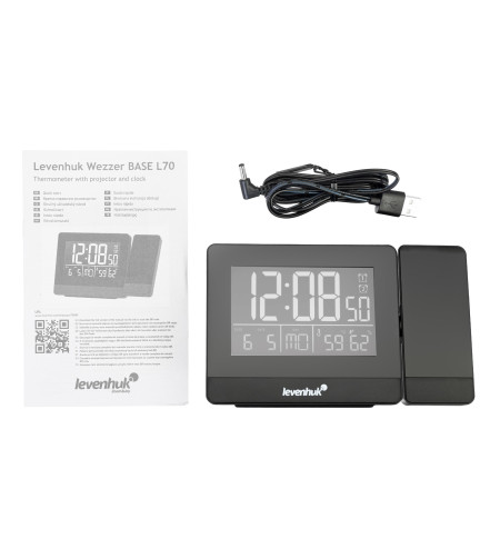 Levenhuk Wezzer BASE L70 Thermometer with projector and clock