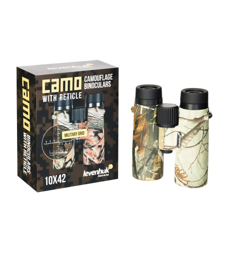 Бинокль Levenhuk Camo Dots 10x42 с сеткой