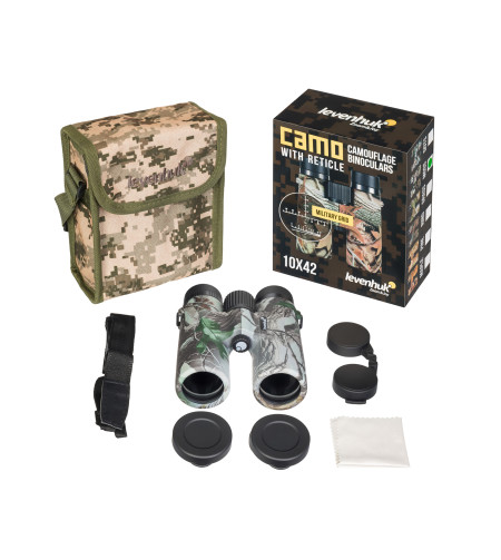 Бинокль Levenhuk Camo Dots 10x42 с сеткой