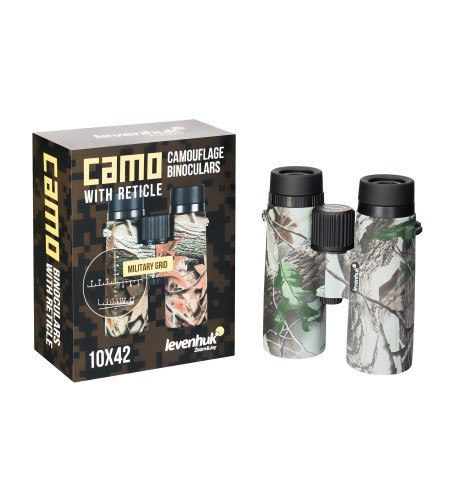 Бинокль Levenhuk Camo Dots 10x42 с сеткой