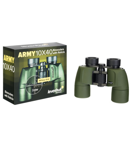 Бинокль Levenhuk Army 10x40  с сеткой