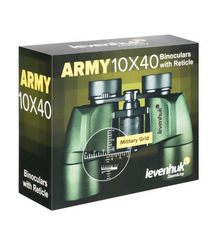 Бинокль Levenhuk Army 10x40  с сеткой