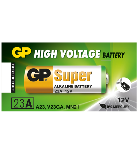 GP Super A23 / V23GA / MN21/ 23A 12V 55mAh Alkaline baterija