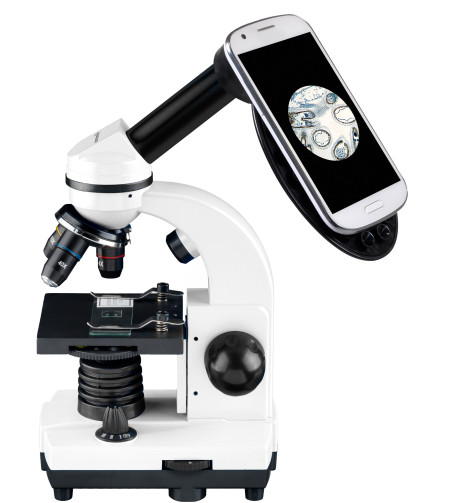 BRESSER JUNIOR Biolux SEL Student Microscope with hard shell case