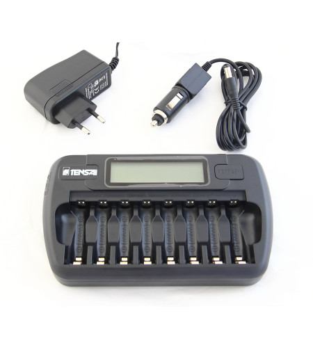 Tensai TI-800LT - 8 bedded charger with 120/220V, bonus 12V DCL car adapter!