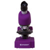 Microscope, Bresser Junior 40x-640x, violet with experiment kit, with phone adaptor