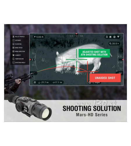 Thermal Rifle Scope ATN MARS 4 640 2.5-25X Smart HD