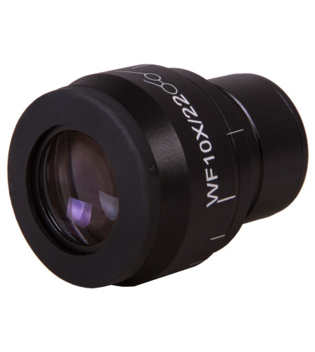 Levenhuk MED WF10x/22 Eyepiece with reticle, grid and diopter adjustment