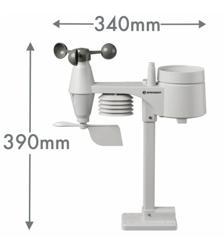 Профессиональный погодный центр Bresser 5-в-1 с 256-цветным дисплеем