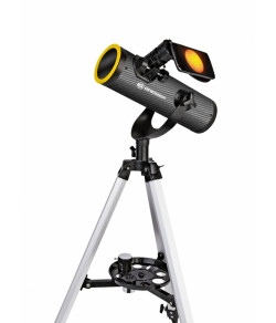 Teleskopas BRESSER Solarix 76/350 18 - 175x su saulės filtru ir telefono adapteriu