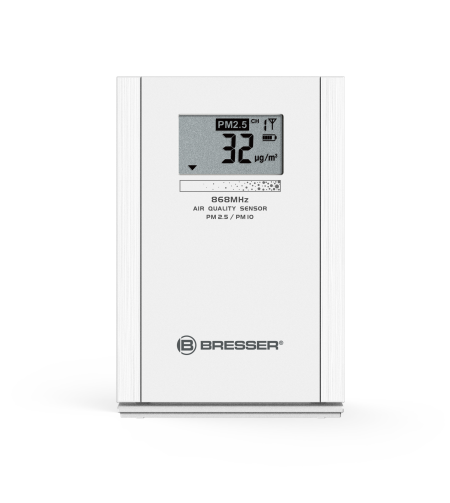 BRESSER PM2.5 / PM10 Измеритель содержания твердых частиц с беспроводным датчиком