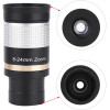 Eyepiece with zoom, Multi Coated Optic Lens for Telescope, Metal, 8x-24x 1.25"