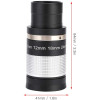 Eyepiece with zoom, Multi Coated Optic Lens for Telescope, Metal, 8x-24x 1.25"