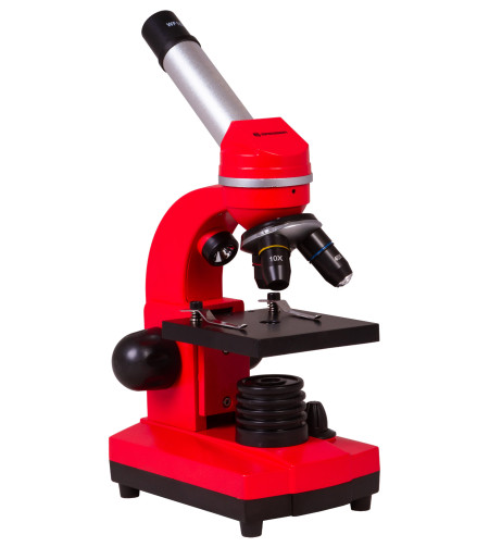 Microscope Bresser Junior Biolux SEL 40–1600x, red