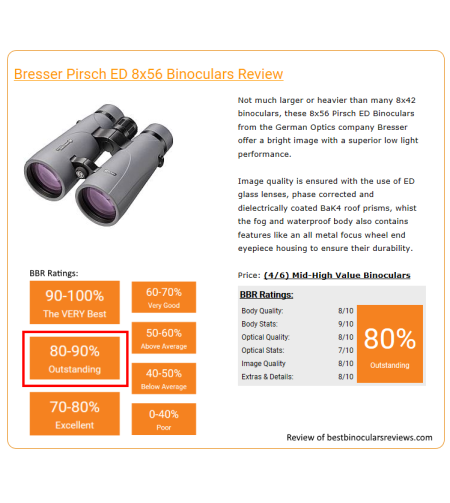 Binocular BRESSER Pirsch ED 8x56 Phase Coating