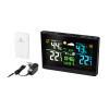 Weather Station with Colour Display,radio controlled, black, BRESSER