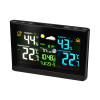 Weather Station with Colour Display,radio controlled, black, BRESSER