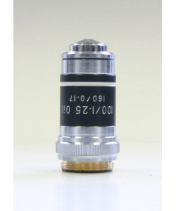 Objectiv, achromatic 100x Oill/1,25 with spring