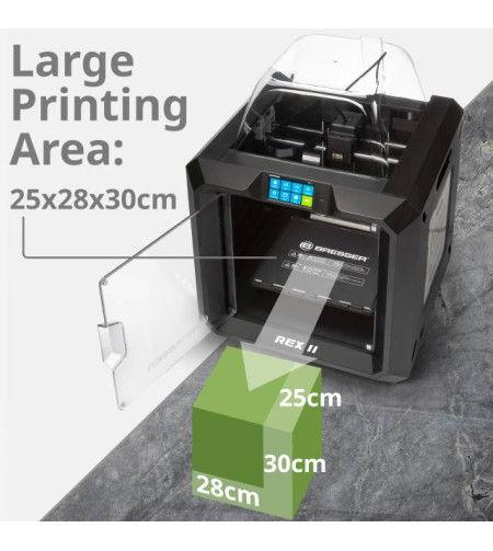 BRESSER REX II Wi-Fi 3D Printer