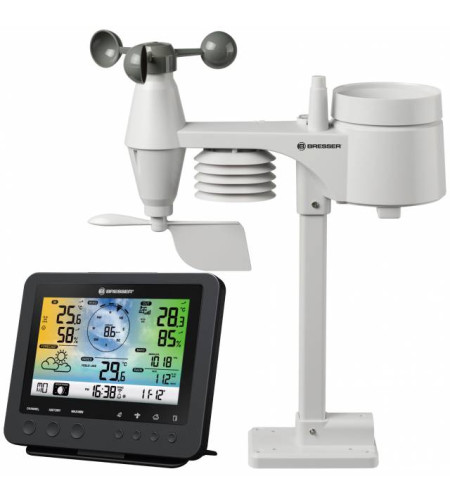 BRESSER WIFI color weather center with 5in1 profi sensor