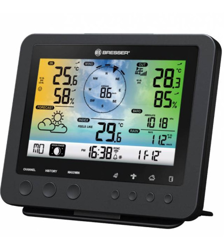 BRESSER WIFI color weather center with 5in1 profi sensor