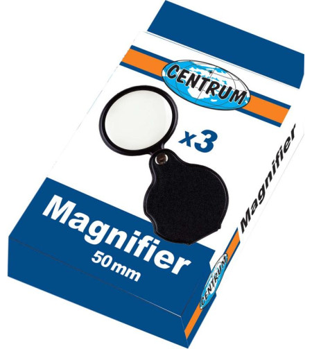 Magnifying glass diam.50mm 3x