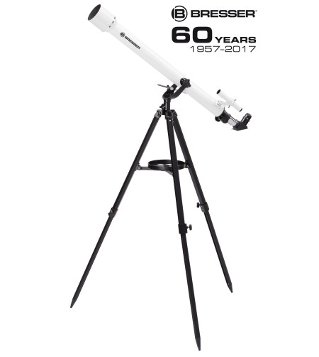 Telescope with phone adapter, Classic 60/900 AZ Refractor, BRESSER