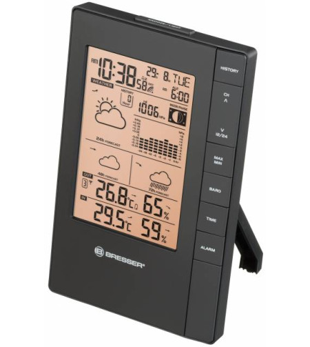 BRESSER ClimaTemp FSX Weather Station with 3-Days-Forecast