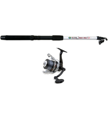 Combo rod plus reel "Snake Head" (2.40m, up to 50gr)