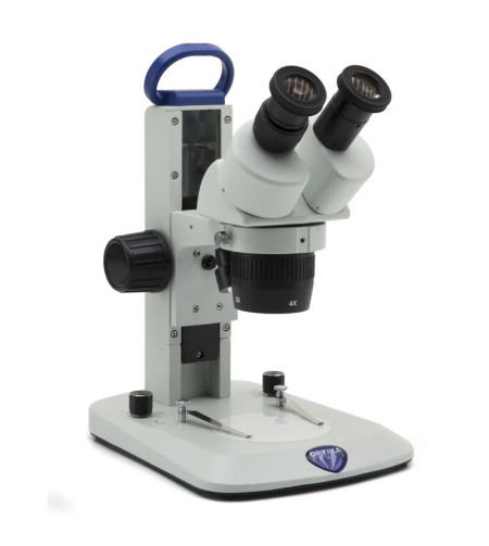 Stereo microscope, Optika, SLX-1, reflected and transmitted light, 20x-40x, LED, bino