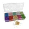 Box of metallic beads, Buki