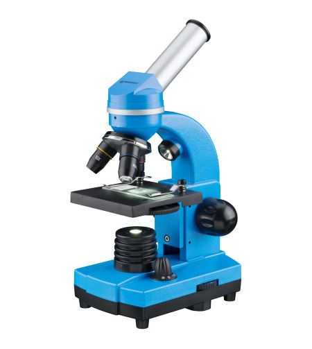 Microscope Bresser Junior Biolux SEL 40–1600x, blue