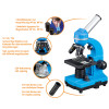 Microscope Bresser Junior Biolux SEL 40–1600x, blue