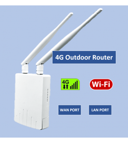 3G/4G pramoninis lauko maršrutizatorius + Wi-Fi