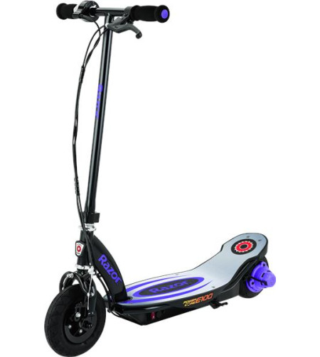 Razor Power Core E100 Electric Scooter Purple Aluminum Deck